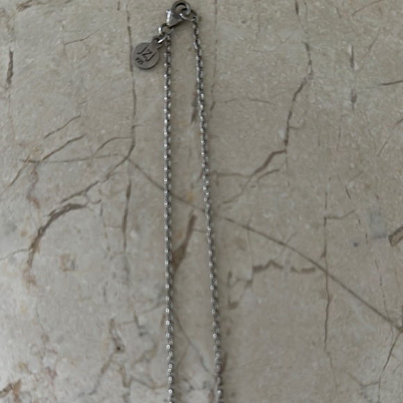 JZJ Jennifer Zeuner 925 Sterling Silver LOVE Elegant Heart Lariat Necklace - Picture 4 of 8